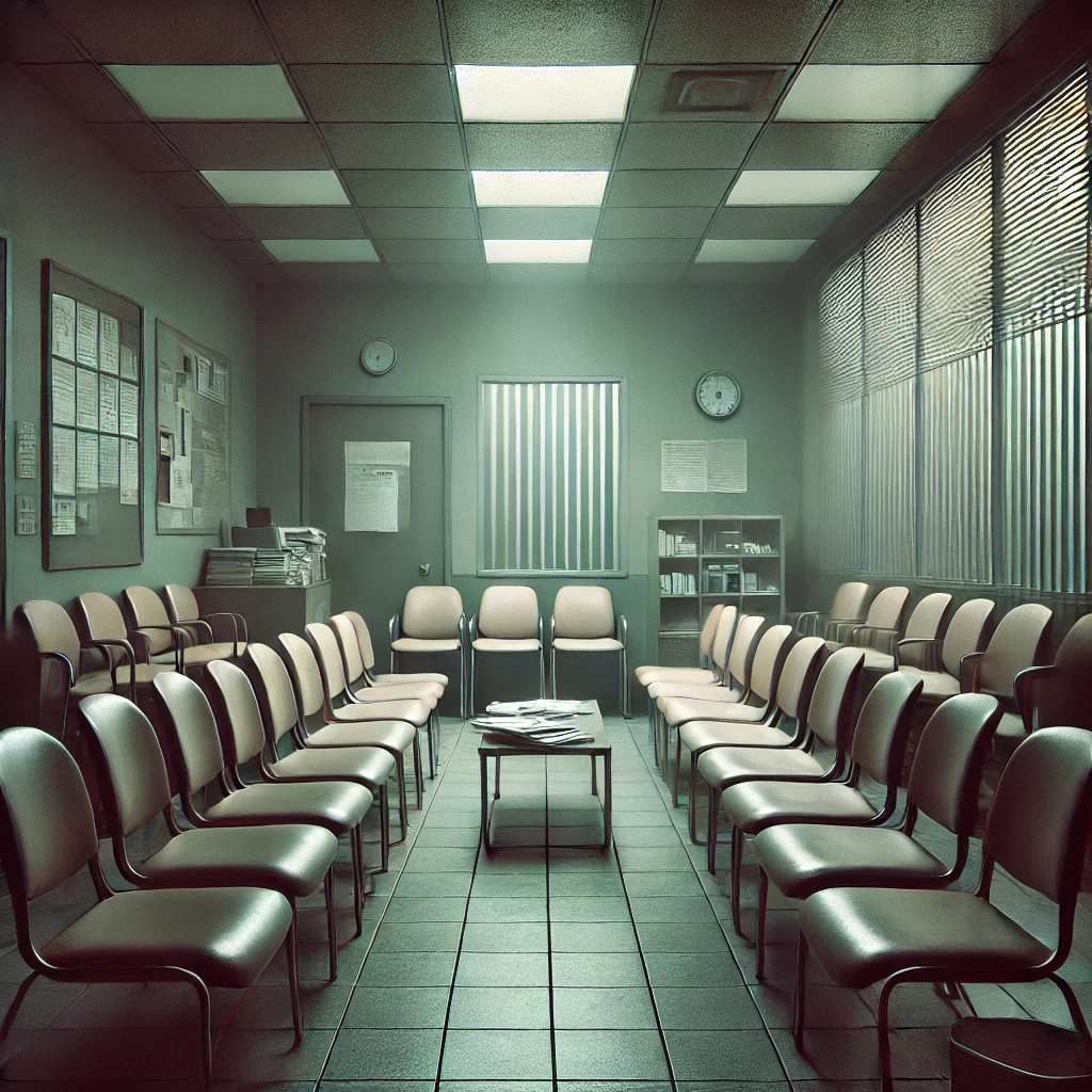 Wartebereich in einer Behörde